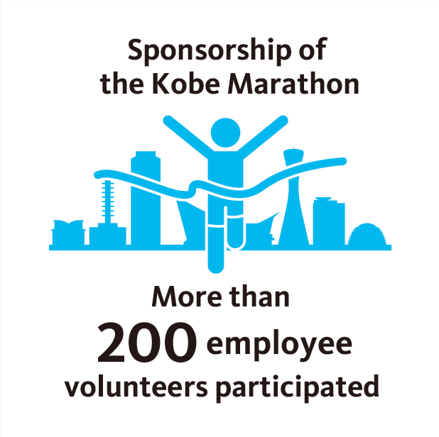 Sponsorship of the Kobe Marathon