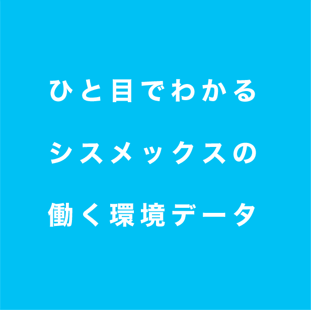 ひと目でわかるシスメックスの働く環境データ